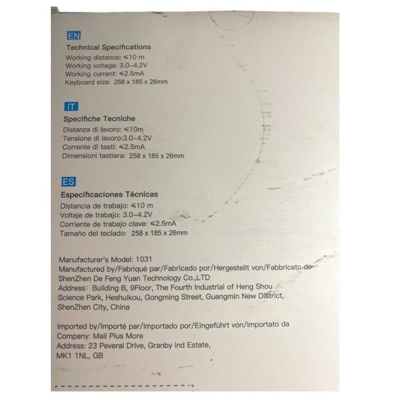 💰 5 FOR $40 / OMOTION IPAD KEYBOARD CASE MODEL KC002 (NEW) - Picture 15 of 15